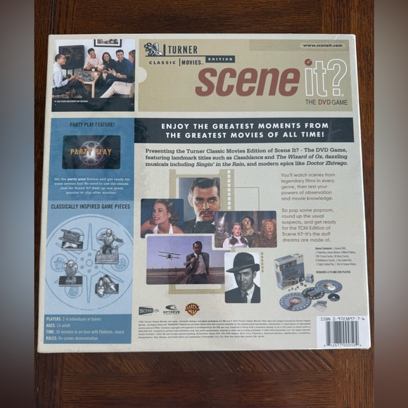 Scene It? Turner Classic Movies DVD Board Game New‎ - Picture 2 of 3